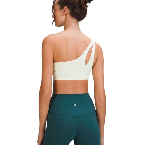 Lululemon Ribbed Nulu Asymmetrical Yoga Bra *Light Support, A/B Cup Color: Elixi - Picture 3 of 5